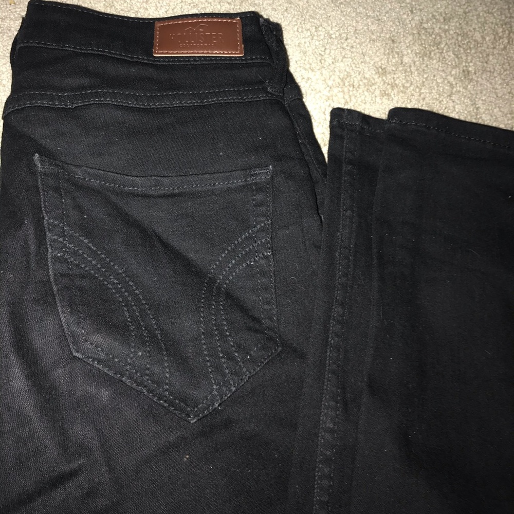 Dark black jeans from Hollister